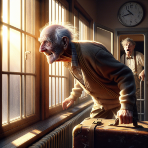 El abuelo que saltó por la ventana y se largó
