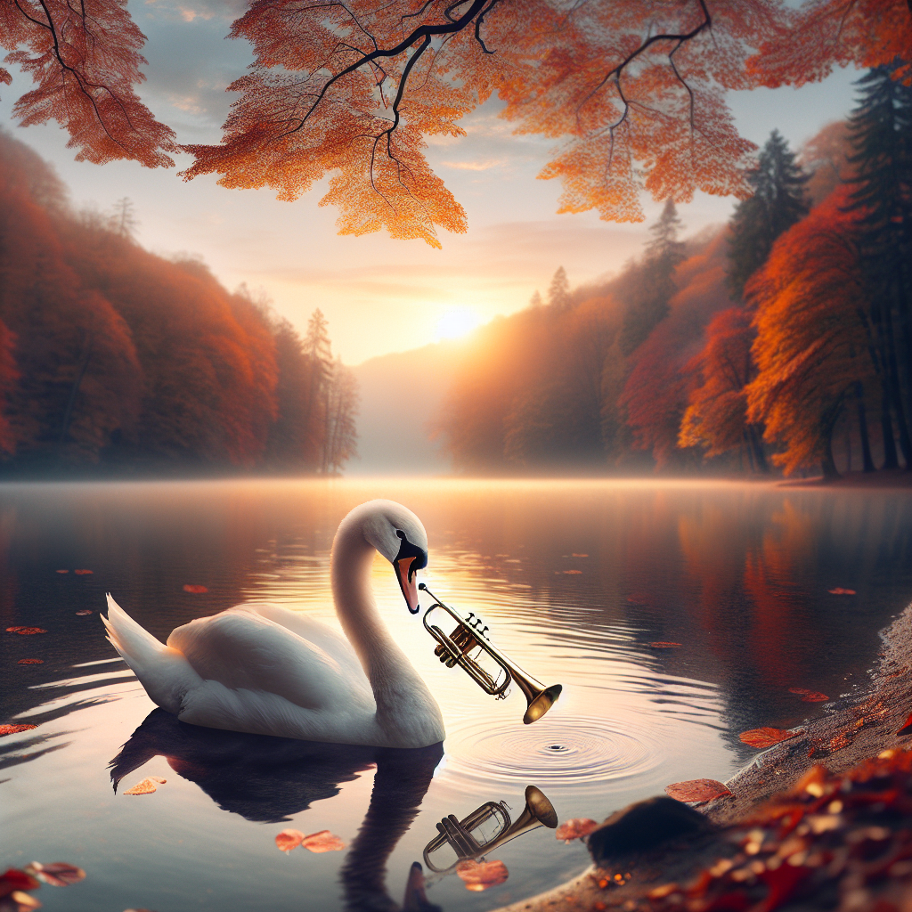 El trompetista de los cisnes
