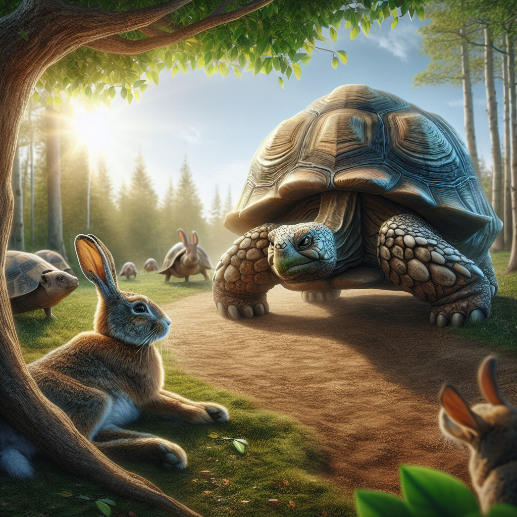 La liebre y la tortuga