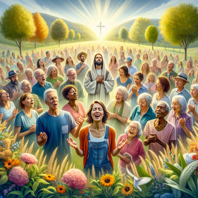 Jesús en el centro
